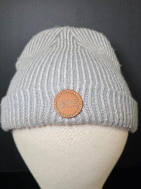 Jacks Surfboards Knit Beanie in Gray OS